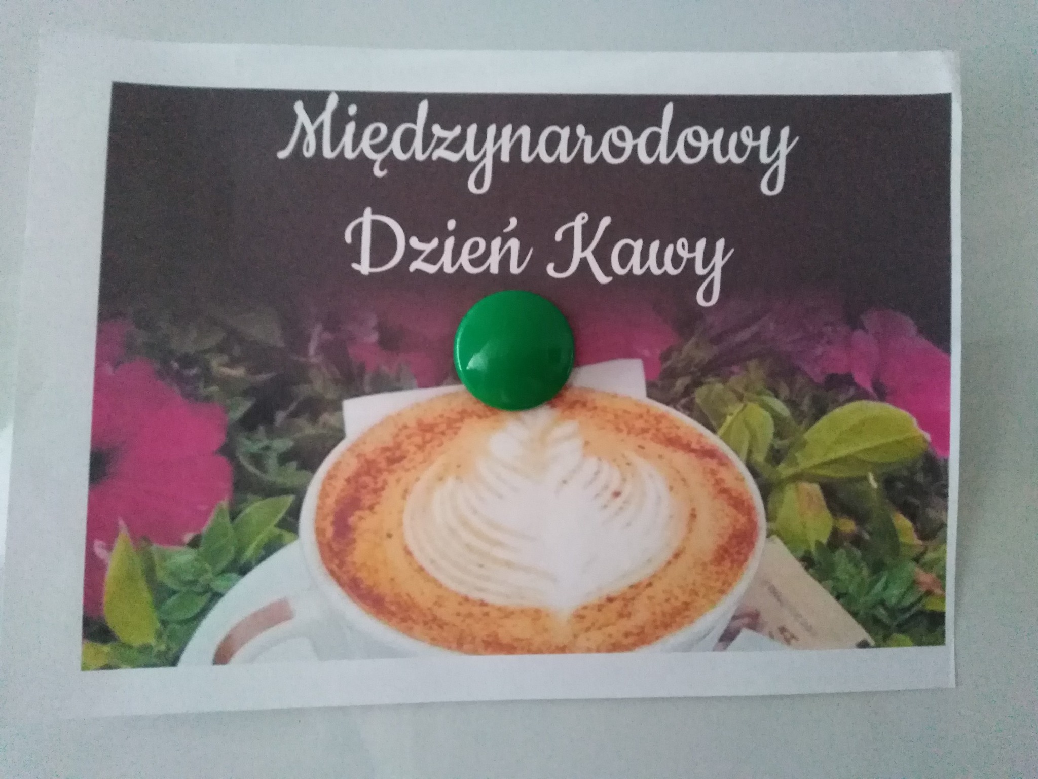 Obchody Międzynarodowego Dnia Kawy w Internacie